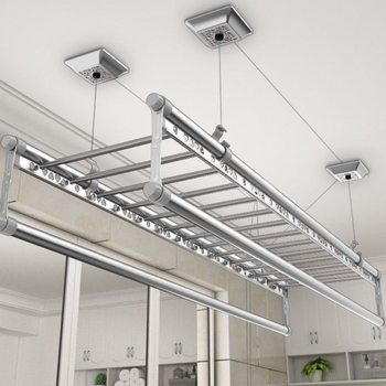 Lifting Drying Rack Drying Rack Double Rod Indoor Balcony Hand Hanging Clothes Indoor Drying Rack Set