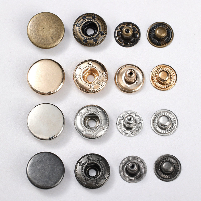 Factory Direct supply high quality metal buckle 655 633 831 snap button down jacket snap button backpack button box bag buckle