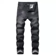 Cross-border Amazon Foreign Trade Jeans Men's Straight Stretch Jeans Men's Jeans Fashion Trendy Pants