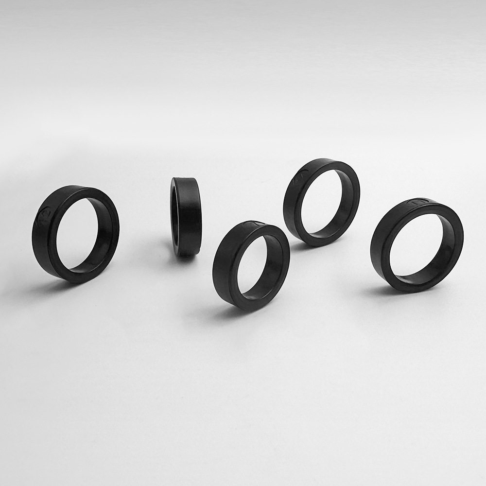 Cross-Border New Smart Ring Finger Size Measuring Device Factory Direct Sales Accurate Unisex Black Finger Mold Box