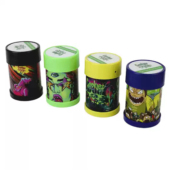 Cross-border new plastic chain cigarette grinder color printing cartoon pattern cookies Electric Press automatic grinder