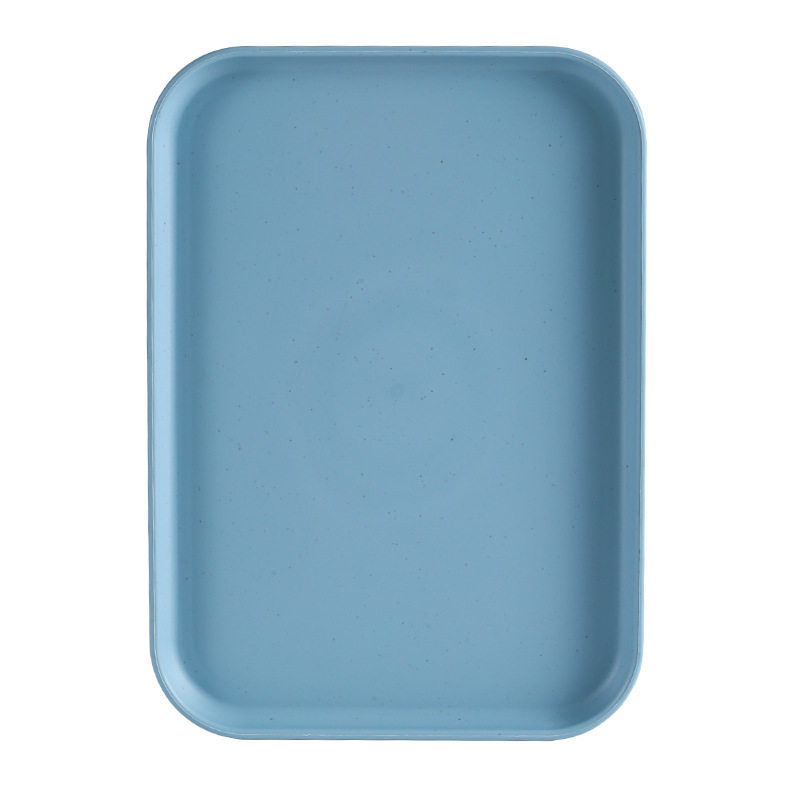Scandinavian Simple Style Tray Household Rectangular Water Cup Plastic Supplies Canteen Fast Food Hotel Commercial Tray