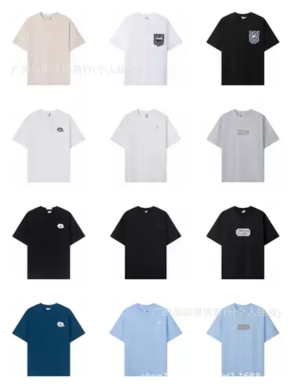 Cross-Border D Brand High Version 25Ss D Brand Logo Embroidered Round Neck Loose Short-Sleeve Unisex Casual Fashion Versatile T-Shirt
