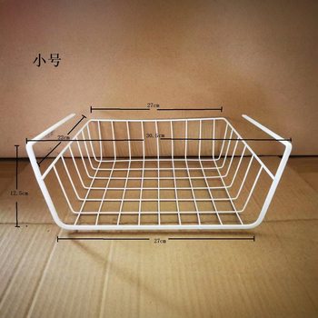 Small Dormitory Wardrobe Storage Rack Desktop Partition Hanging Basket Bed Rack Storage Rack No Drilling Required