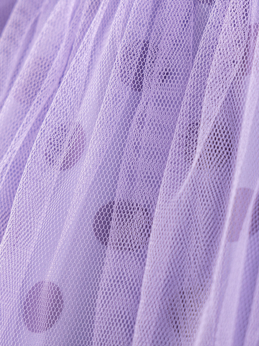 Summer Short-sleeve Girls' Dress, Cute Cartoon Tulle Kids' Dress, [Style] Princess Dress