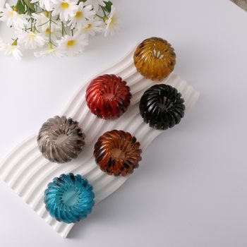 Factory wholesale cross-border best selling bird's nest hair ball hair accessories sweet hair ring female lazy hair clip hair artifact