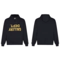 8 black chinese cotton hooded without velvet