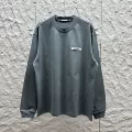 Jac101 long sleeve dark gray (embroidered logo)