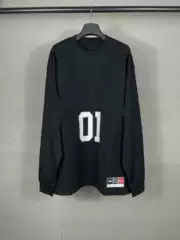 Correct Version High-Quality 25Ss New Basketball Series Manchester United Embroidered and Printed Loose Long-Sleeved T-Shirt
