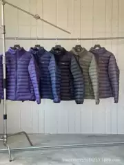 Cross-Border Foreign Trade Pata Outdoor 800 Fill Power Thermal Lock Lightweight down Jacket with Stand Collar, Windproof, Packable, and Without Inner Lining