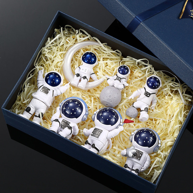 宇航员摆件小太空人模型树脂工艺品家居桌面装饰品情人节生日礼物