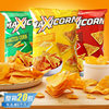 Max Bbq Cheese Flavored Corn Flakes Imported from Indonesia, Triangular Crisps, Casual Puffed Snacks Wholesale