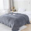 2025 New Plain 200g Flannel Blanket Pure Color Blanket