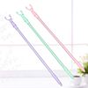 Retractable Clothes Drying Fork Balcony Clothes Fork Clothes Drying Pole Portable Clothes Pole Clothes Fork Wholesale Pure Color Plastic Pick Pole