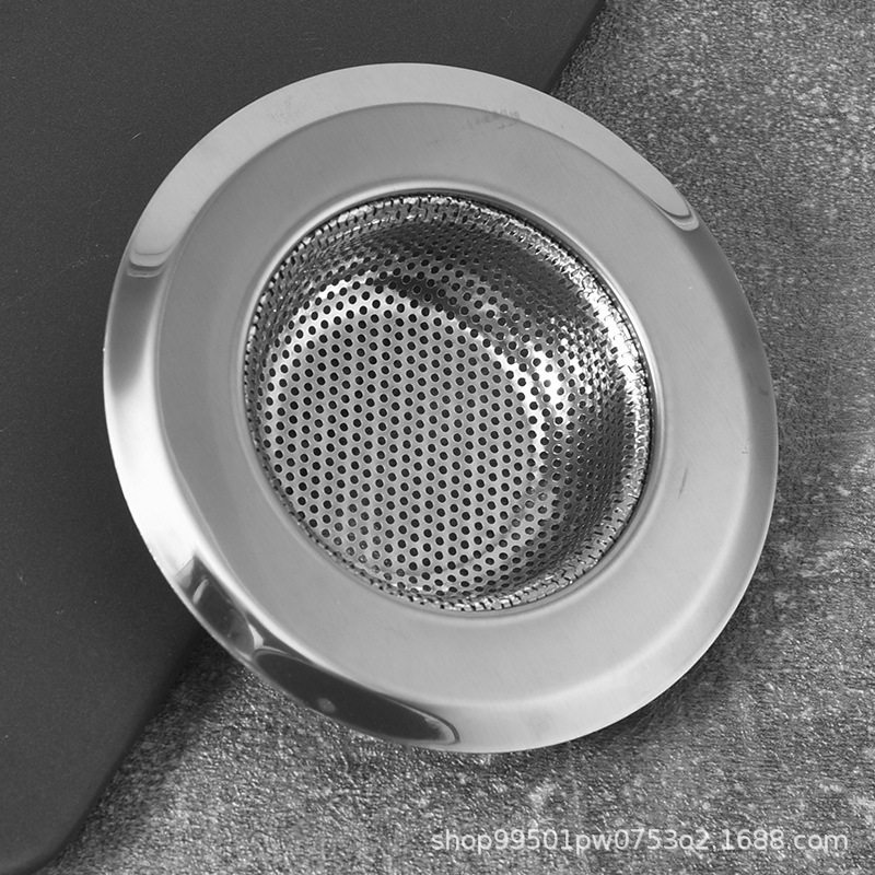 Kitchen Sink Filter Stainless Steel Sewer Sink Filter Washbasin Washbasin Anti-Clogging Anti-Insect Odor Net