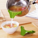 Непроливаемая кухонная утварь, кастрюли и сковородки, дефлектор с круглым горлышком, силиконовый дефлектор для жидкости, насадка для супа, кухонные принадлежности