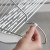 MUJI Aluminum Alloy Clothes Hanger Pants Rack Aluminum Clothes Support MUJI Clothes Hanging Clothes Hanging Trouser Rack Counter Clothes Support
