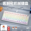 K80 wired mechanical keyboard - orange switch, standard profile - white mixed backlight