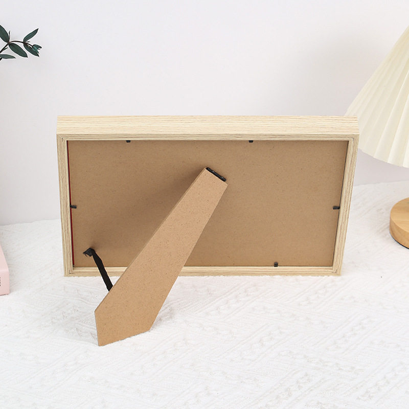 Wholesale Wedding Photo Frame Solid Wood Desktop Study Table Picture Frame Wedding Photo Integrated Commemorative Couple Marriage Certificate