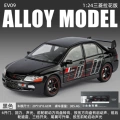 1:24 gold cube evo9-box-black