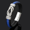 Steel color + black and blue