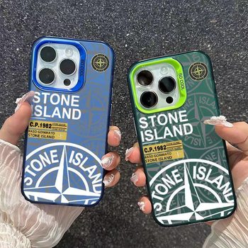Trendy Brand Stone Island Suitable for iPhone 17 Pro Phone Case 16 Pro Max Apple 15 Trendy 14 Pro European and American Style 13