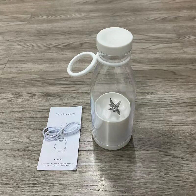 USB无线充电6叶刀头便携式榨汁机果汁 跨境家用榨汁杯