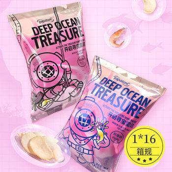 Indonesian Imported Snacks Papatonk Deep Sea Exploration Shrimp Chips Cassava Chips Puffed Internet-Famous Snacks