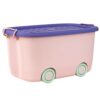 Pulley Cartoon Children's Toy Storage Box Clothing Snack Organizer Box Daily Necessities Storage Box Movable