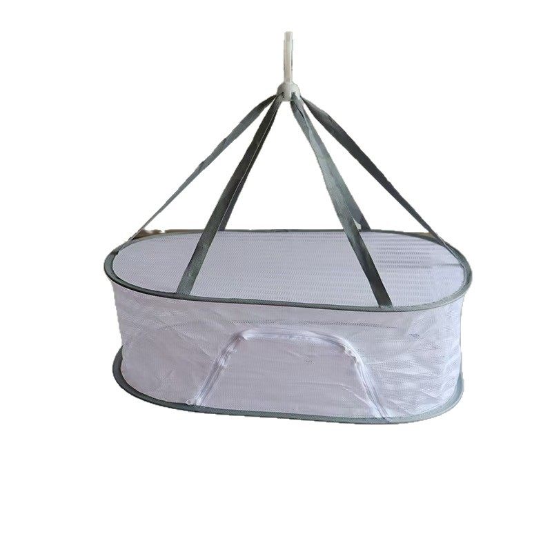 Insect-Proof Clothes Drying Net, Fish Drying Net, Household Clothes Drying Rack, Double-Layer Clothes Drying Net, Foldable Basket for Outdoor Use