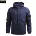 Navy blue three labels