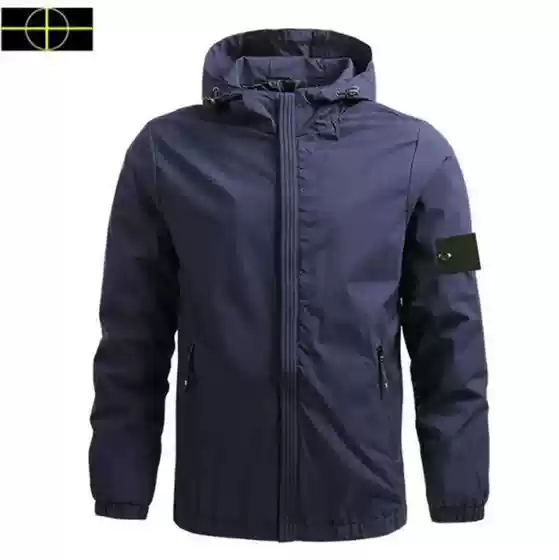 2025 Autumn Men's Thin Casual Jacket Baseball Coat Hooded Men's Jacket Men's Clothing Stone Island Wholesale