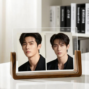 Handmade diy acrylic suspended photo frame gift empty frame desktop lovers souvenir book girlfriends display frame