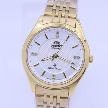 Stainless Steel Watch for Middle-Aged and Elderly People Large Dial Waterproof Men's Fashion Watch Original 2035 Movement Quartz Watch