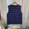 U Family Same Style Lightweight Women's Down Jacket New White Duck Down Vest with Variable V-neck Inner Tank Vest