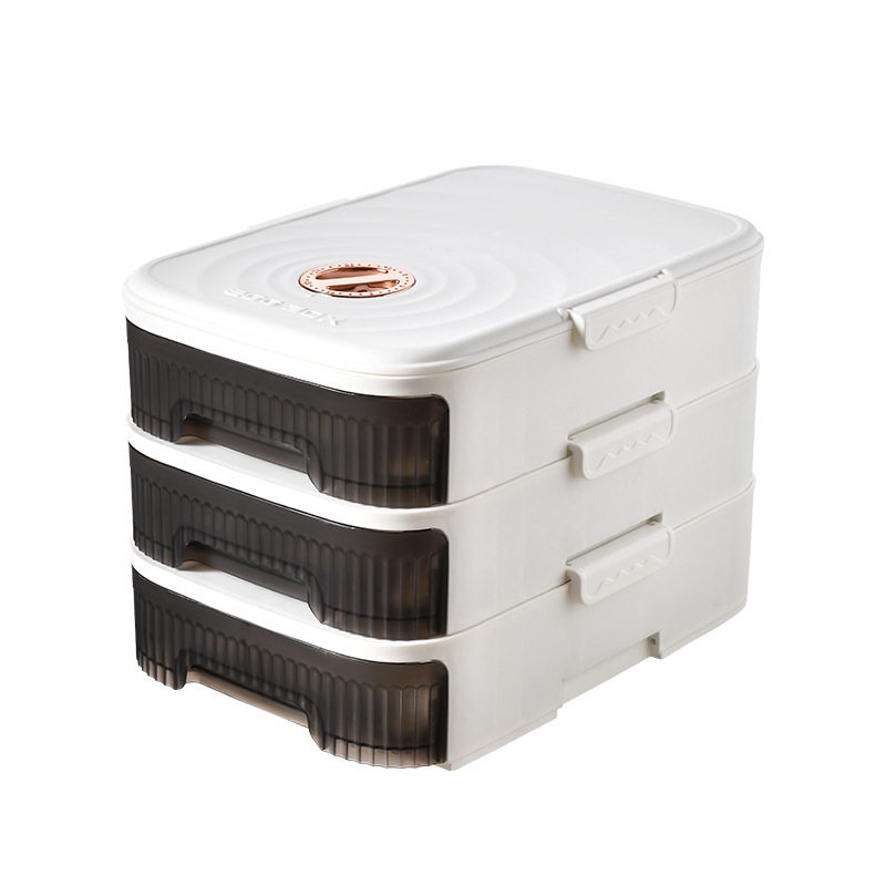 Drawer-Type Storage Box for Eggs, Basket for Refrigerator, Kitchen Egg Tray, Fresh-Keeping Egg Box, Creative Storage