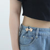 Four-Leaf Clover waist buckle buckle detachable nail-free seam waist button jeans waist big change small waist slimming artifact