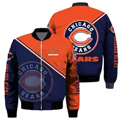 Spring and Autumn Cross-border New NFL32 Team 3d Digital Cotton Jacket Street Youth Handsome Cool Aviator Jacket