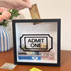 Cross-border Travel Ticket Storage Ticket Storage Box Travel Record Photo Frame Postcard Collection Commemorative Photo Frame Storage