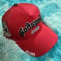 Red black embroidery