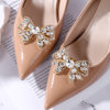 New Bow-Knot Shoe Buckle Wedding Shoe Accessories Detachable Shoe Flower Crystal Diamond Shoe Decoration Exquisite Convenient Buckle Butterfly