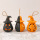 Хэллоуин jack-o-lantern портативная светодиодная электронная свеча макет сцены вечеринки подарочное украшение атмосферы декоративный свет mini 3