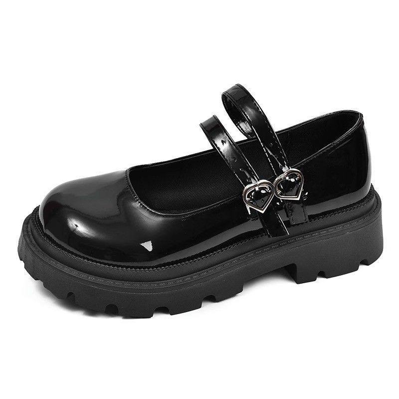 Girls' Leather Shoes 2025 Spring and Autumn New Children's Performance Shoes Black Dance Shoes Princess Shoes for Big Children Girls Soft Soles