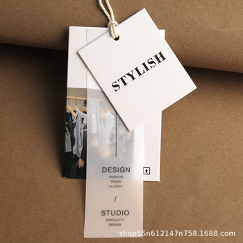 Custom-Made Women's Clothing Logo Tags, Custom-Made Clothing Store Tags, Custom-Made Men's Clothing Universal Label Tags, Custom-Made