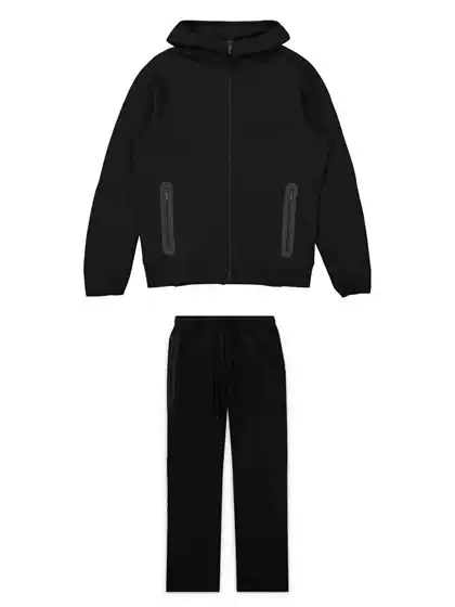 Autumn Trendy New Multi-Color Casual Sports Hooded Zip-Up Shirt for Men and Women 54 - Casual Wide-Leg Pants 61 Versatile Set
