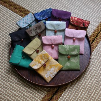 Bracelet Brocade Dopamine Gift Cloth Bag Toy Bag Jewelry Earphone Bracelet Storage Bag Flip Wallet Fabric