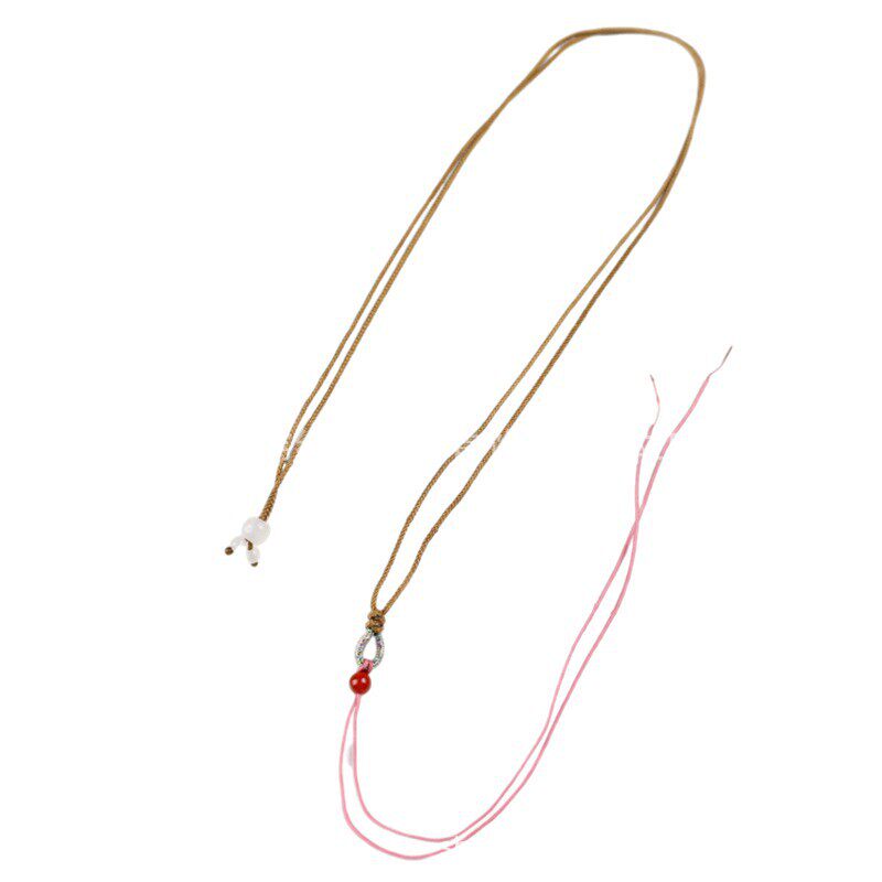 Creative DIY Braided Necklace Cord for Men and Women, Jade Pendants, Gold Jewelry, Adjustable Pendant Hanging Cord, Wholesale Thin Cord