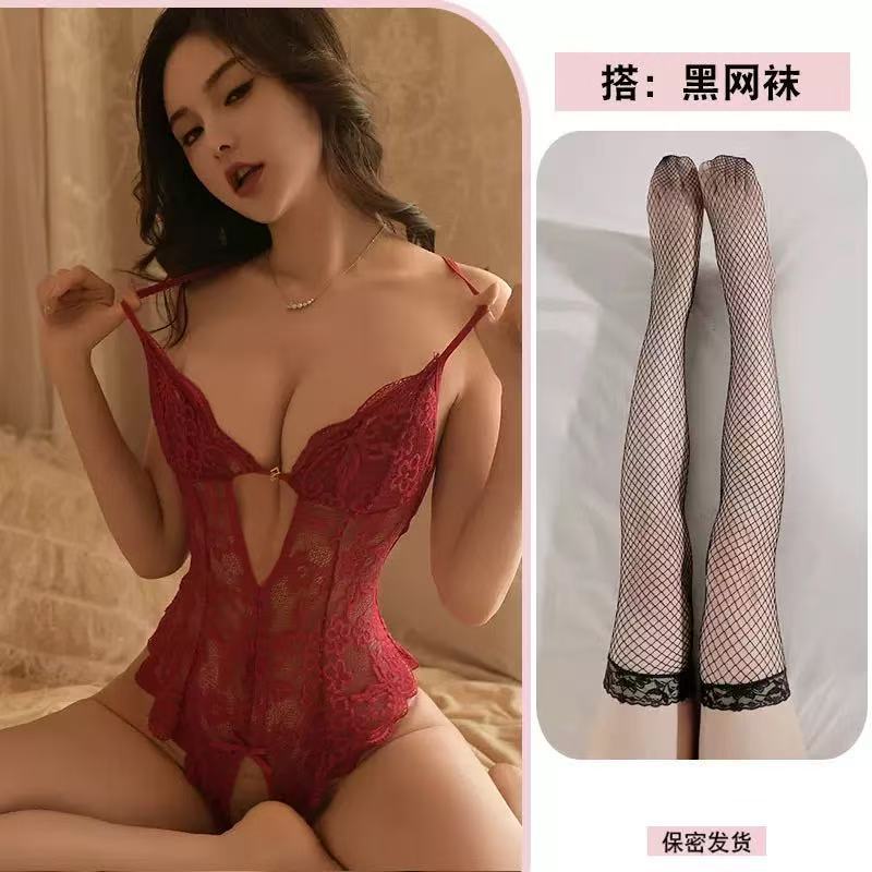 情趣内衣女性感激情风大尺度免脱连体诱惑睡衣战袍带胸垫诱惑大码