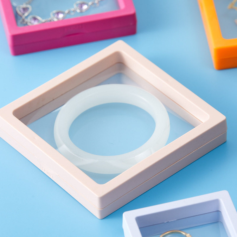 Transparent PE film suspension box jewelry play display box wear a box spot wholesale