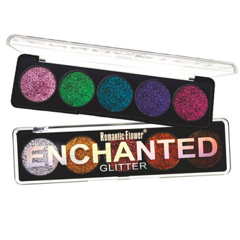 Cross-Border Foreign Trade Export 5-Color Glitter Eyeshadow Sequin Makeup Pearlescent Makeup Shiny Waterproof Dazzling Polarized